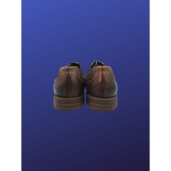 ROBERT WAYNE “Kaden” Brogue Wingtip Oxford, BLACK/BROWN, Size 9D, Pre-owned, EUC - Picture 6 of 8